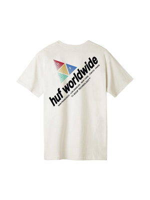 Huf Peak Sportif Short Sleeve Tee Unbleached TS01201.