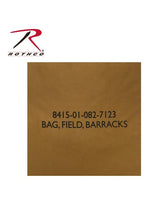 Rothco G.I. Type Canvas Barracks Bag -  24" X 32" - Coyote Brown 2671.