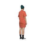 Stussy Murray Striped T-shirt Dress Red 214470.