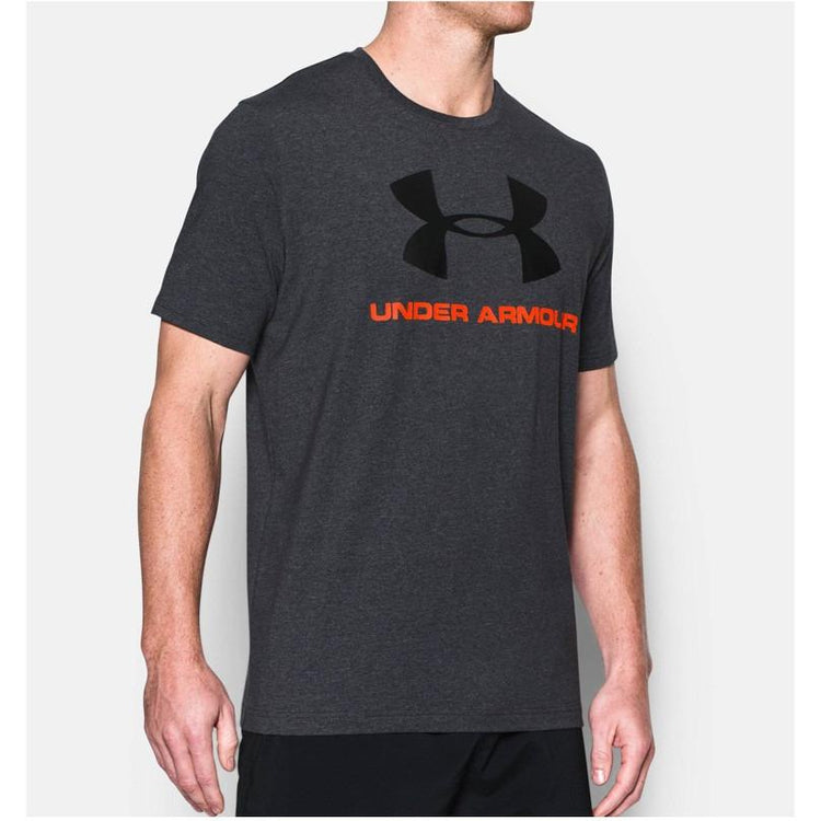 Under Armour UA Sportstyle Logo  Black/Phoenix Fire 1257615-015.