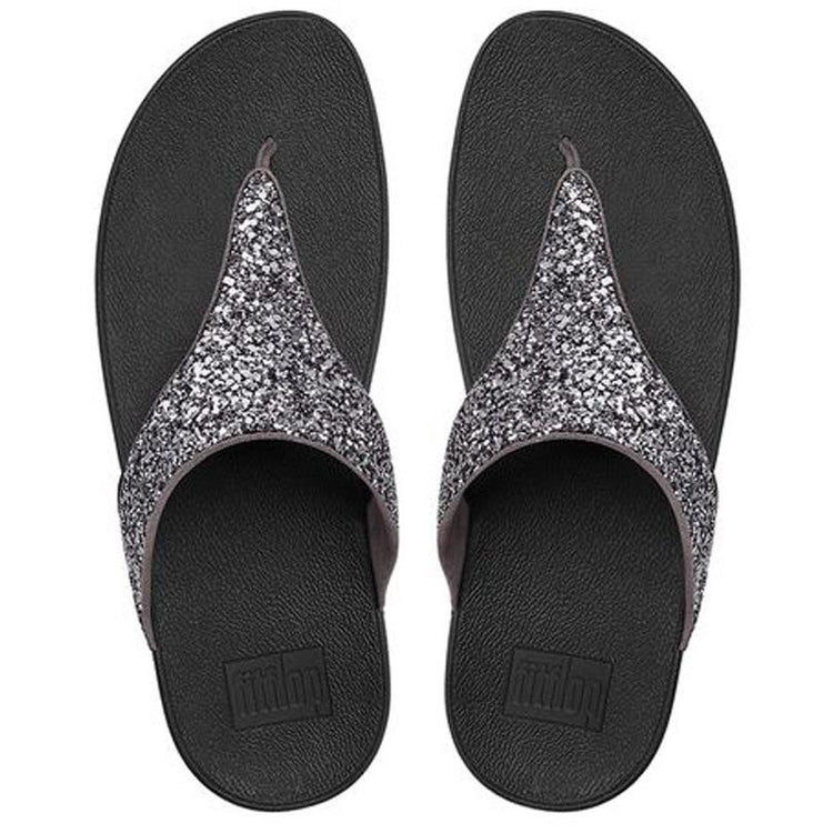 Fitflop Womens Glitterball Toe-thong Sandals Petwer H25-054.