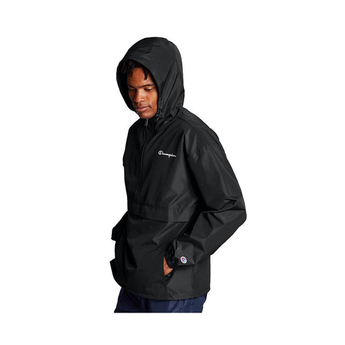 Champion Packable Jacket Black V1012 549369 003 - APLAZE