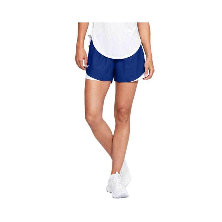 Under Armour Women's Play Up Shorts 3.0 Royal - White 1344552-401