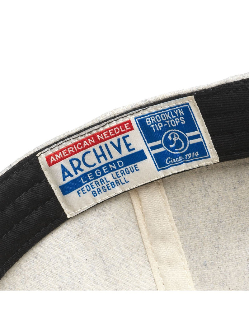 American Needle Brooklyn Tip Tops Archive Legend Cap Ivory Royal 21005A-BTT.