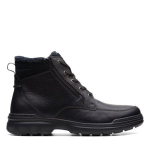 Clarks Men's Rockie2 Go Black WLined Leather 26163455 - APLAZE