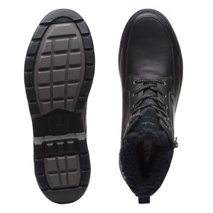 Clarks Men's Rockie2 Go Black WLined Leather 26163455 - APLAZE