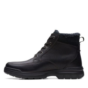 Clarks Men's Rockie2 Go Black WLined Leather 26163455 - APLAZE