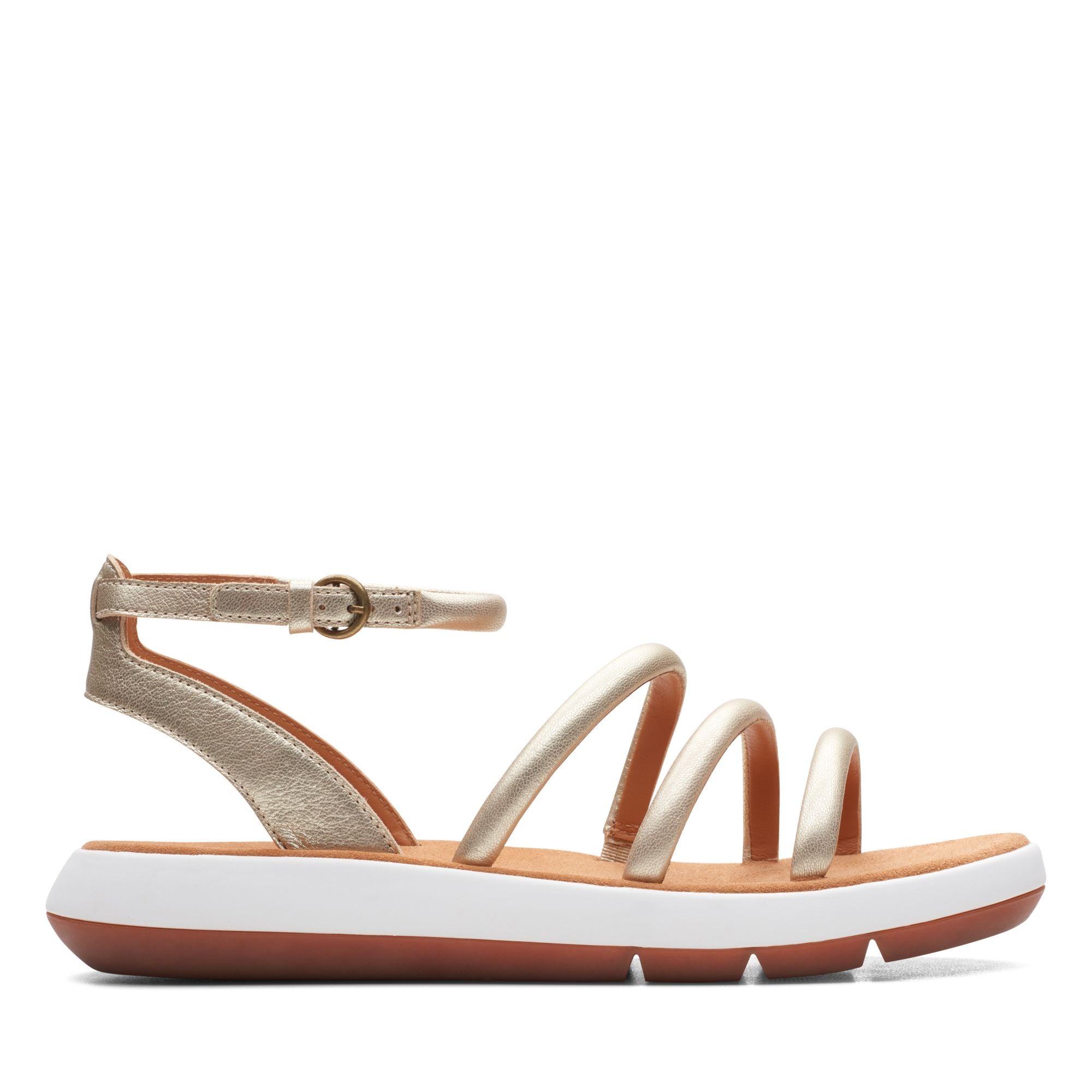 Clarks Women's Jemsa Style Champagne Leather 26165026 - APLAZE