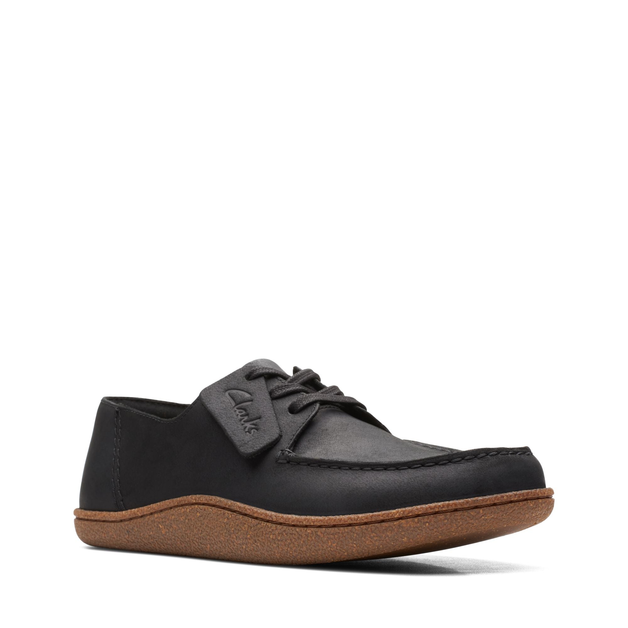 Clarks oakland hot sale lace black