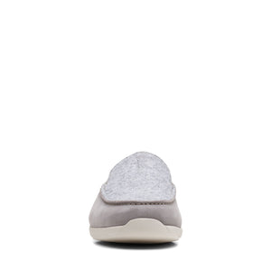 Clarks Men's Gorwin Step Grey Suede 26168646 - APLAZE