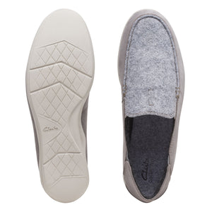 Clarks Men's Gorwin Step Grey Suede 26168646 - APLAZE