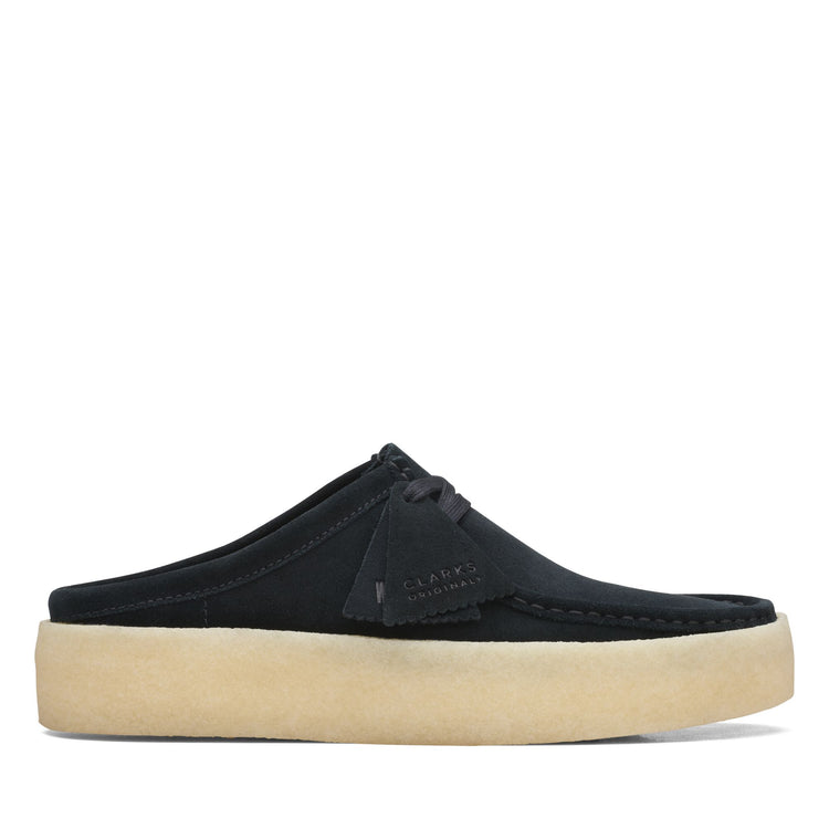 Clarks Men's Wallabee Cup Lo Black Warmlined Suede 26169189 - APLAZE