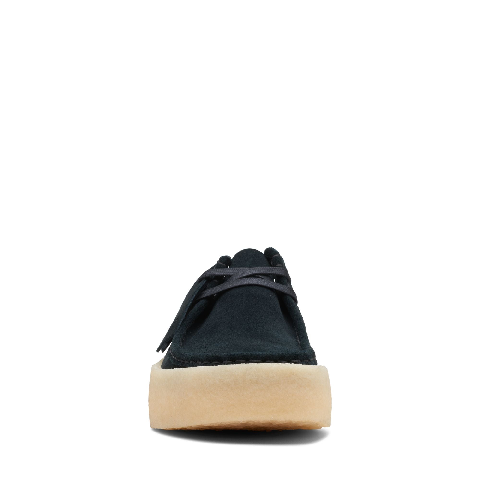 Clarks Men's Wallabee Cup Lo Black Warmlined Suede 26169189 - APLAZE