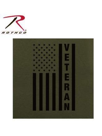 Rothco Veteran Flag T-Shirt Olive Drab 2793.