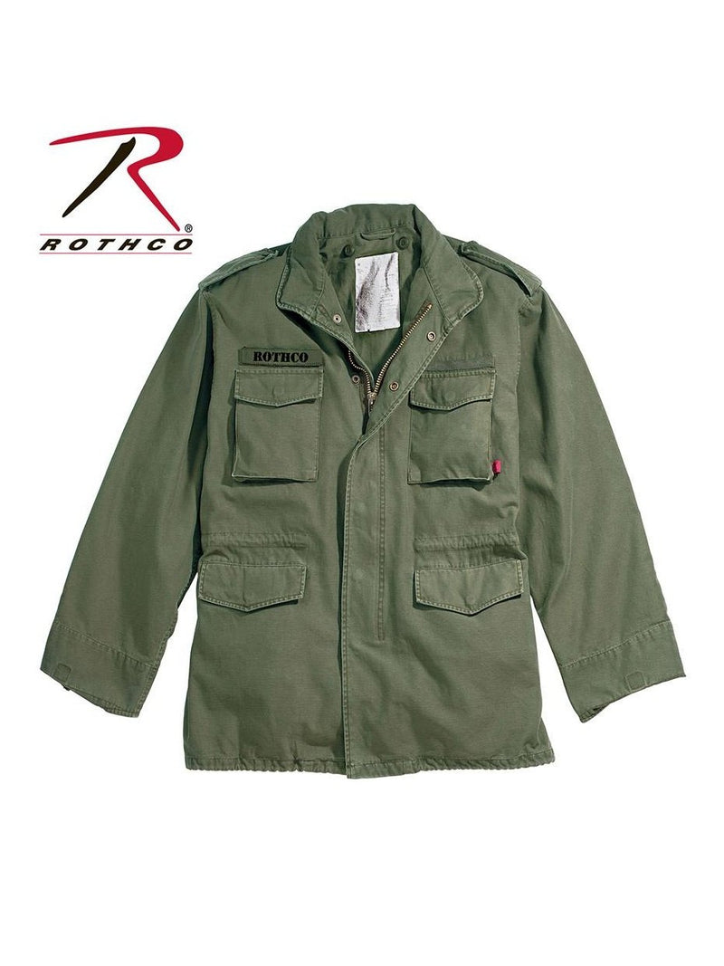 Rothco Vintage M-65 Field Jacket Olive Drab 8603.