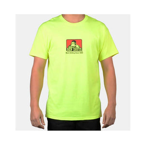 Ben Davis Classic Logo T-Shirt Safety Green 9068.