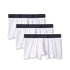 Tommy Hilfiger Men's Cotton Air 3 Pack Trunk White 09T3435 100.