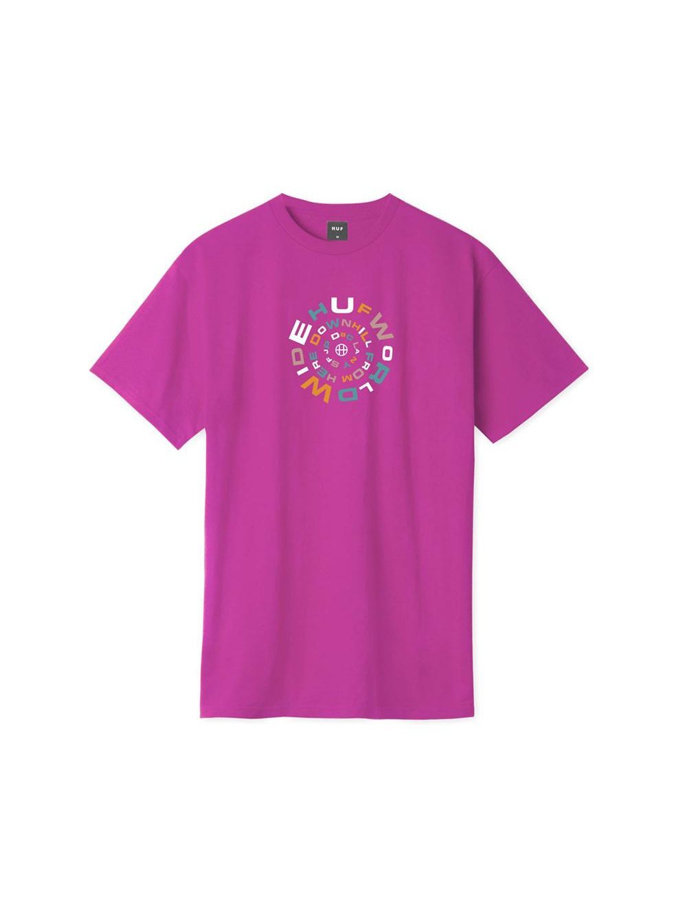 Huf Downward Spiral Short Sleeve T-Shirt Coral TS01170.