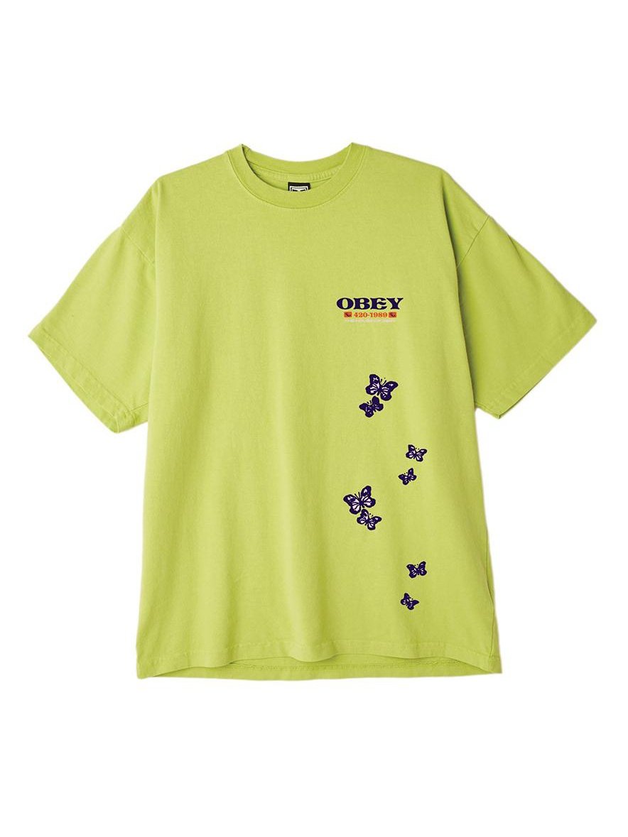 Obey To The Children Heavyweight Box T-Shirt Bright Lime 166912314.