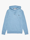 Lacoste Men's Hooded Cotton Jersey Sweatshirt Pennant Blue Chine TH9349-51 DRW.