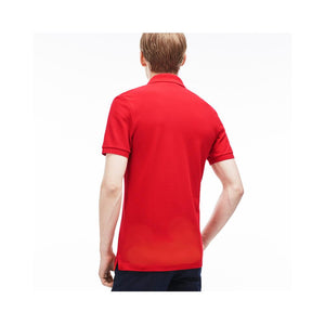 Lacoste Mens Slim fit Petit Pique Polo Shirt Red PH4012-51 240.