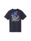 Huf Come Down Triple Triangle T-Shirt French Navy TS01171.