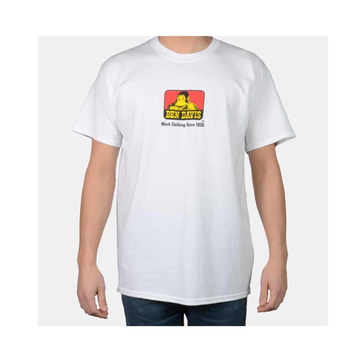 Ben Davis Classic Logo T-Shirt Y White 9063.