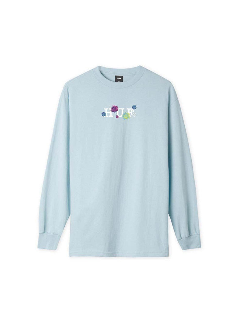 Huf Psycho Daisies Long Sleeve T-Shirt Light Blue TS01158.