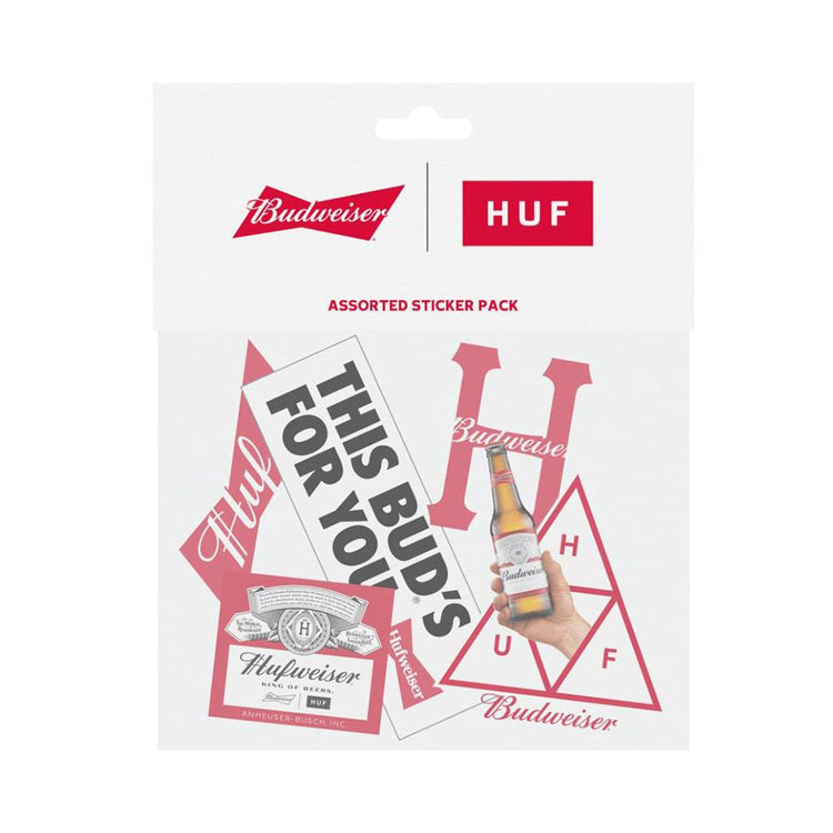 Huf Budweiser Sticker Pack Assor AC00242.