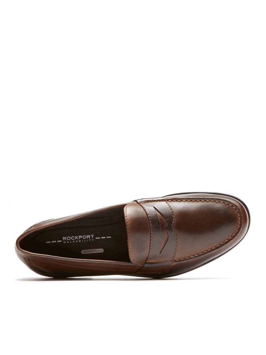 Rockport Classic Loafer Penny Dark Brown  M76444.