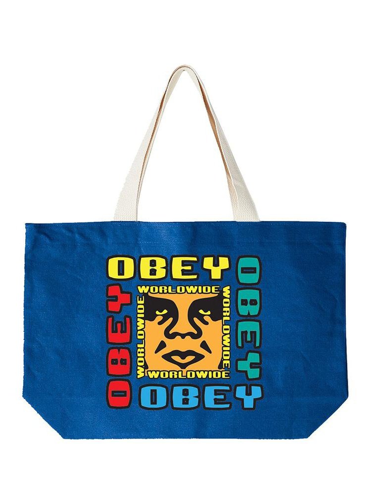 Obey Deviant Device Tote Bag Royal Blue 100552290.