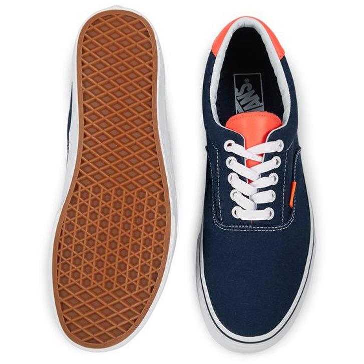 Vans VA38FSMVK Unisex Era 59 Shoes, Blue/Neon Red, 8.5 US Men/ 10 US Women Vans VA38FSMVK Unisex Era 59 Shoes, Blue/Neon Red, 8.5 US Men/ 10 US Women