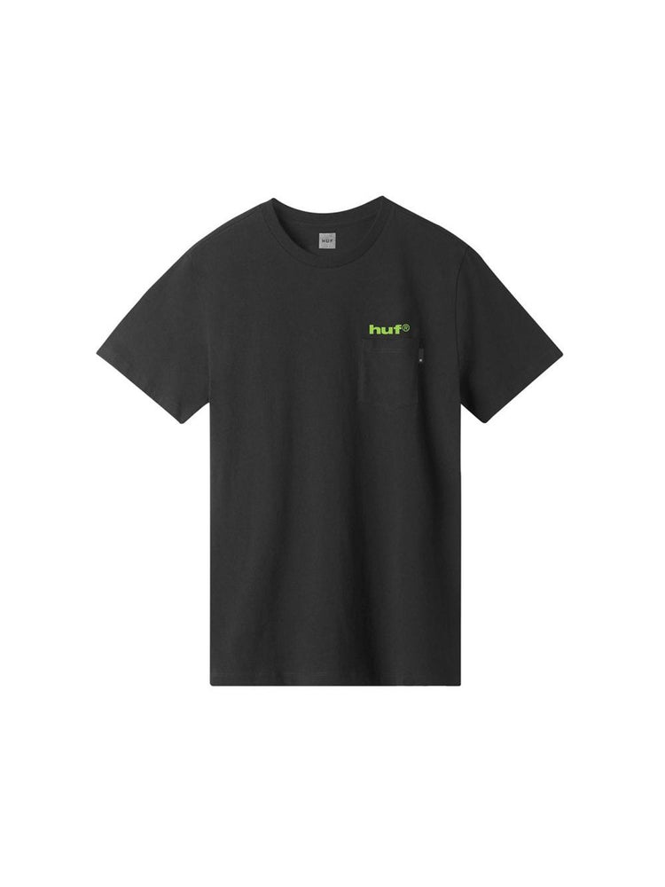 Huf Hydrant Short Sleeve T-Shirt Black TS01107.