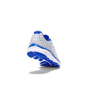 Under Armour Men's Micro G Assert 6 Running  Shoes Amalgam Grey Ultra Blue White 1266224-064.