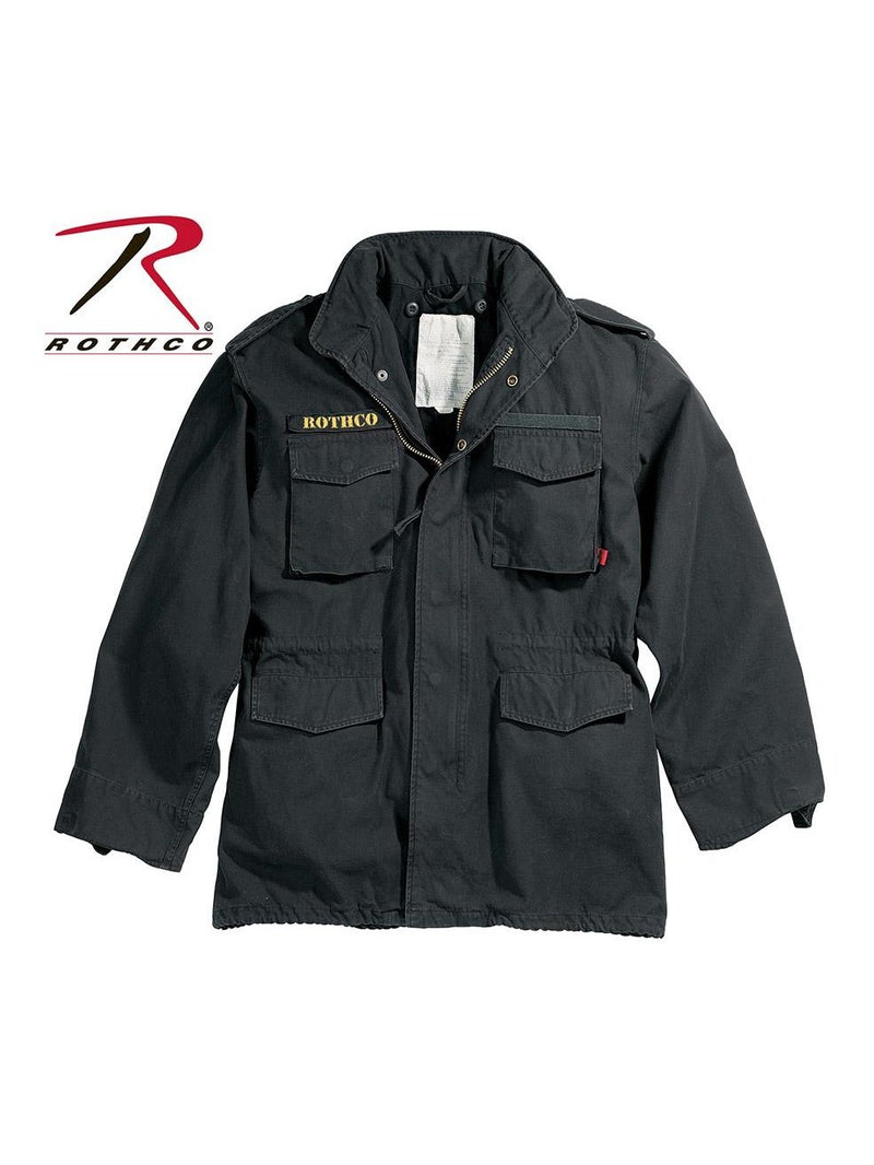 Rothco Vintage M-65 Field Jacket Black 8608.