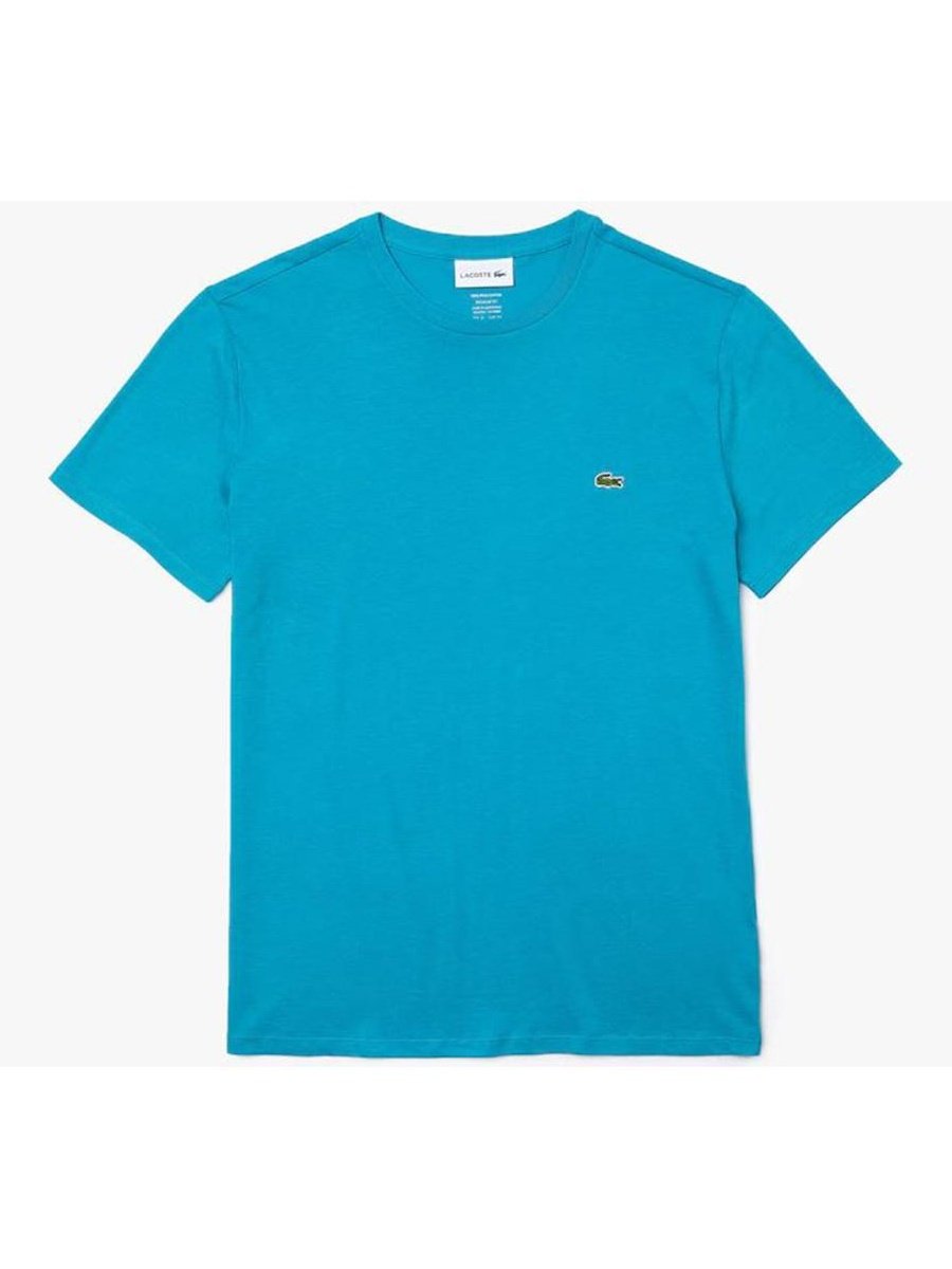 Lacoste Mens Crew Neck Pima Cotton Jersey T-shirt Reef TH6709-51 HDB.