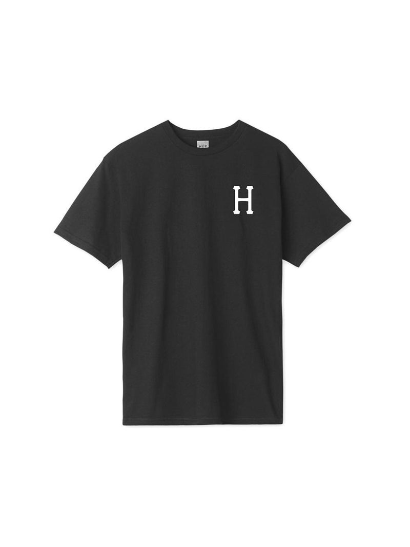 Huf Essentials Classic H T-Shirt Black TS01048.