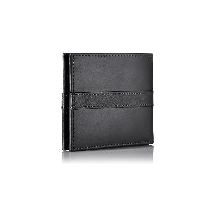 Tommy Hilfiger Men's Ranger Leather Passcase Wallet Black 31TL22X062.