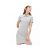 Lacoste Women's Stretch Cotton Mini Piqu?? Polo Dress Silver Chine EF8470 51 CCA.