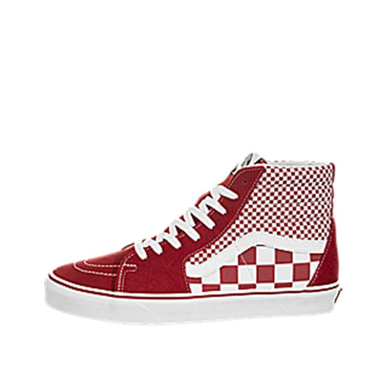 Vans Ua Sk8-Hi Mix Checker Chili Pepper/True White VN0A38GEVK5.