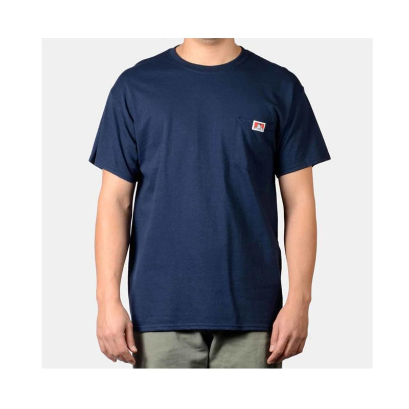 Ben Davis Classic Label Pocket T-Shirt Navy 9028.