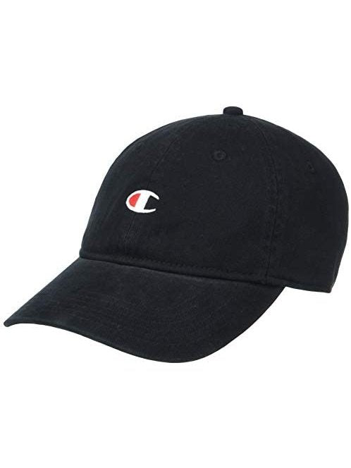 Champion Garment Washed Relaxed Hat Black H78458 003.