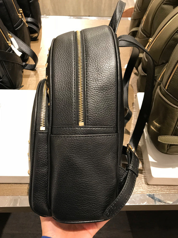 Michael Kors Women's Abbey Medium Studded Leather Backpack Black 35T8GAYB2L Michael Kors Women's Abbey Medium Studded Leather Backpack Black 35T8GAYB2L