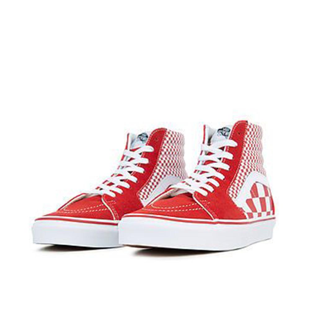 Vans Ua Sk8-Hi Mix Checker Chili Pepper/True White VN0A38GEVK5.