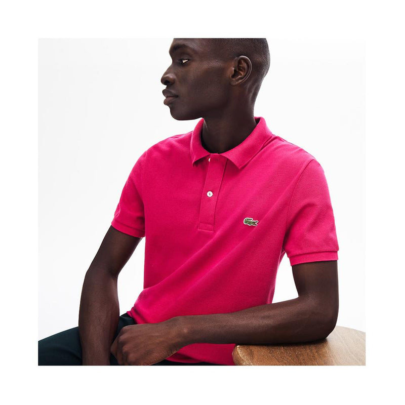 | Lacoste Slim fit Petit Pique Polo Fairground Pink PH4012-51 3DH