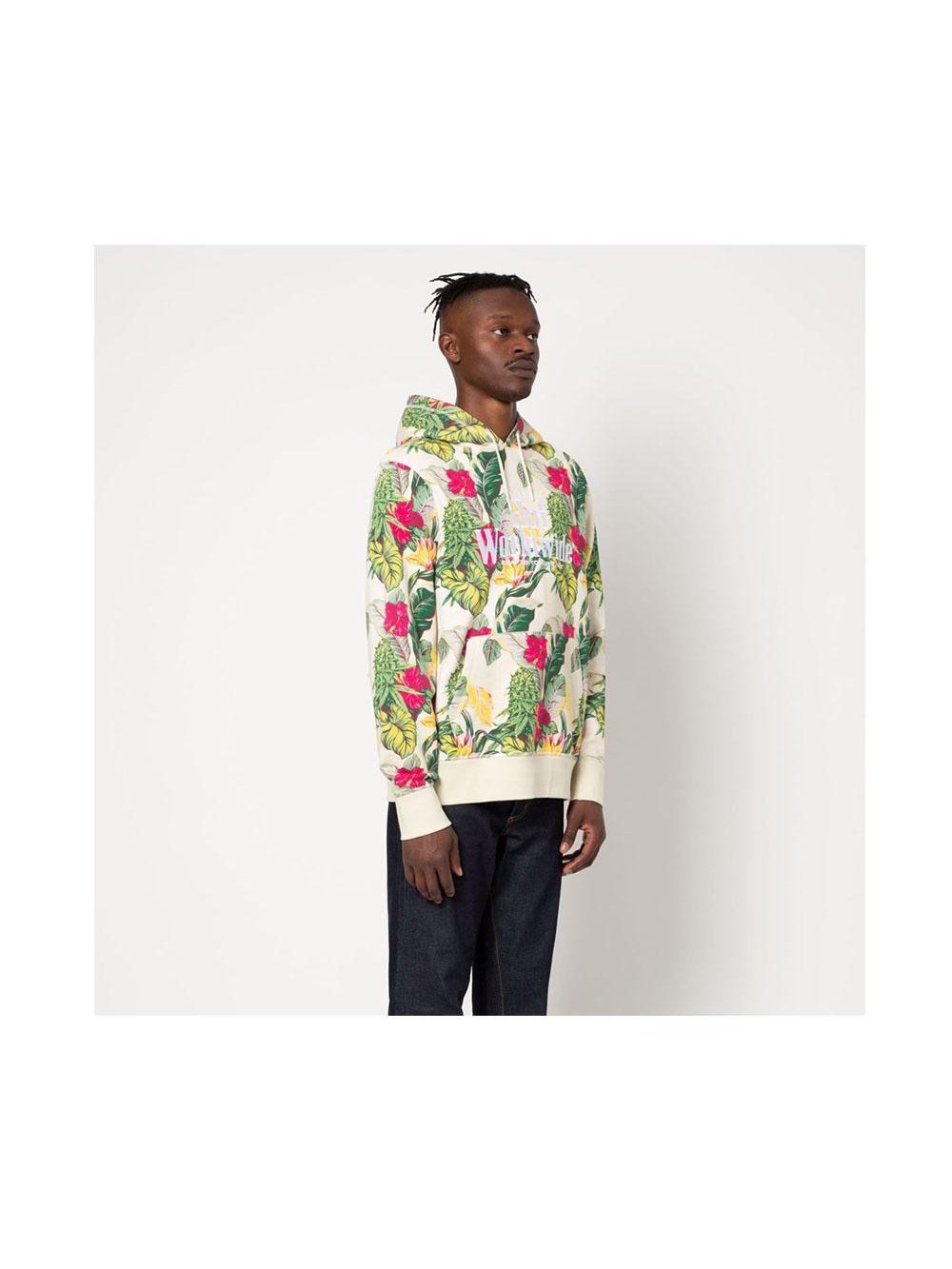 Huf Paraiso Pullover Hoodie Natural FL00118.