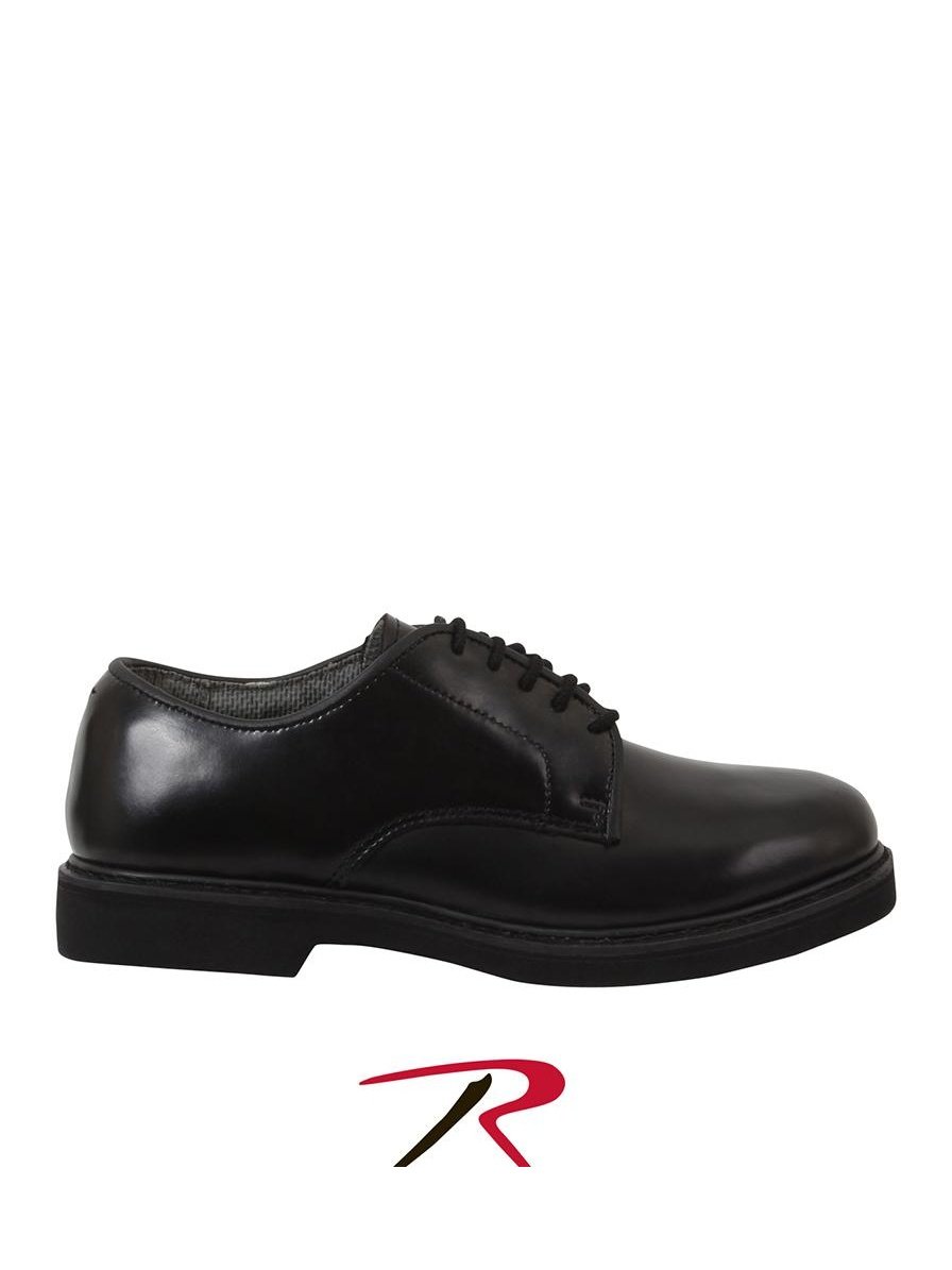 Rothco Military Uniform Oxford Leather Shoes Black 5085.