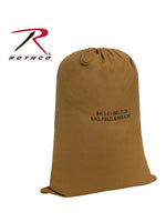 Rothco G.I. Type Canvas Barracks Bag -  24" X 32" - Coyote Brown 2671.