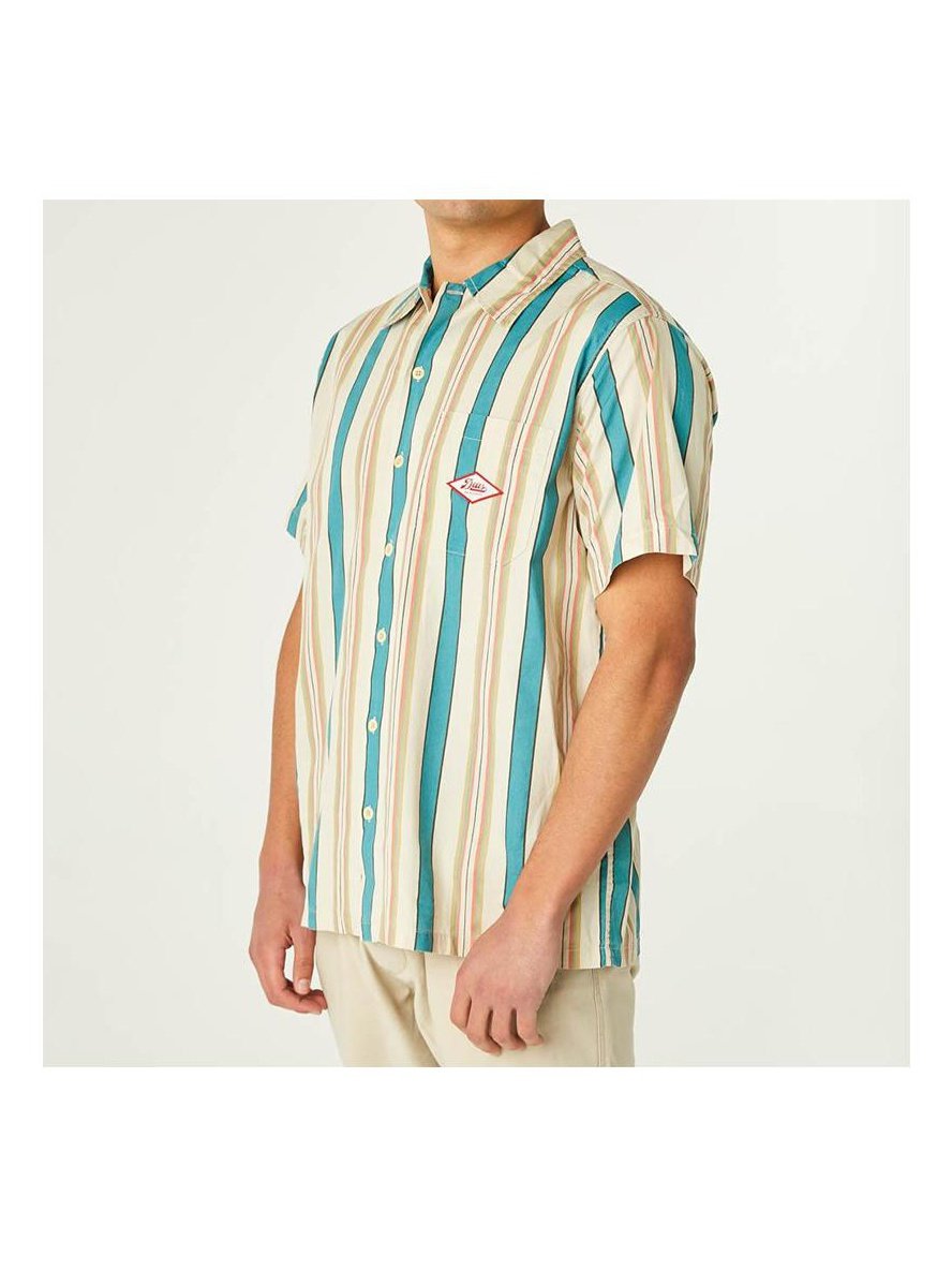 Deus Oscar Stripe Shirt Tropical Stripe DMS95326.