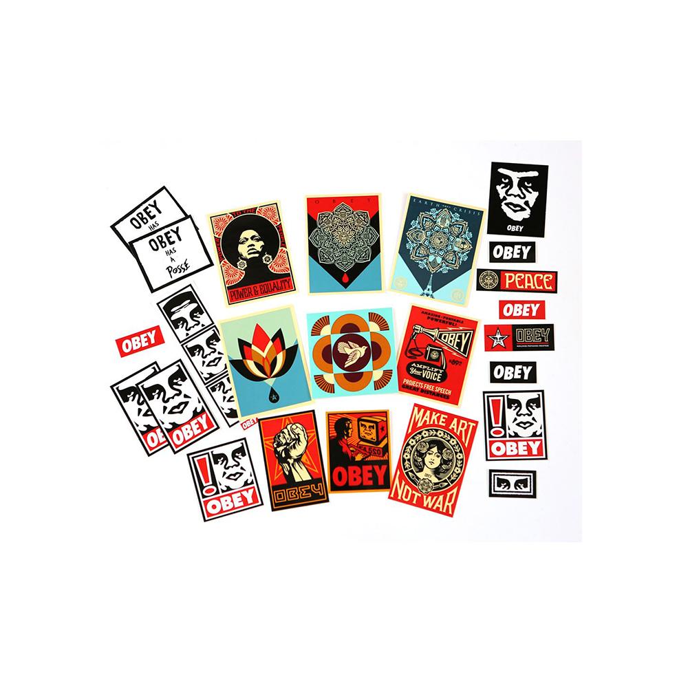 Obey Sticker Pack 5 Assorted 100270012.